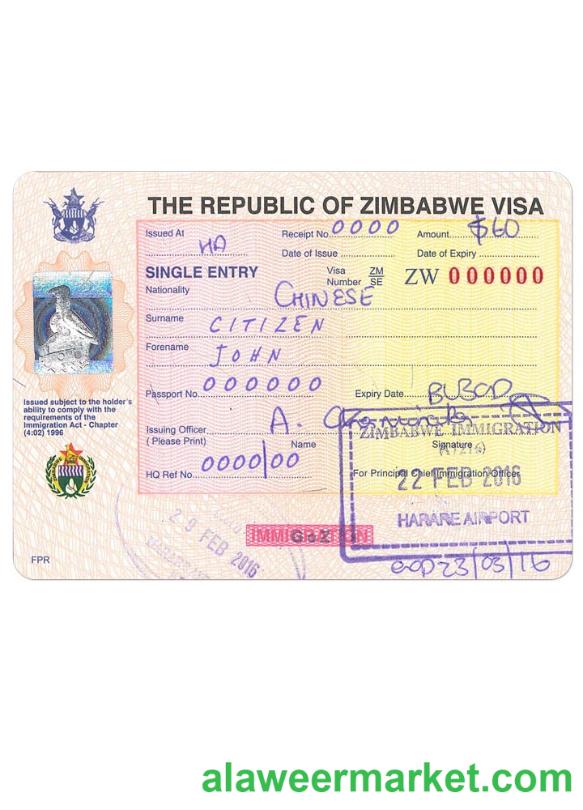 ZIMBABWE visa